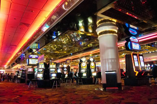 A view of the casino floor at The Riviera, May 16, 2012.